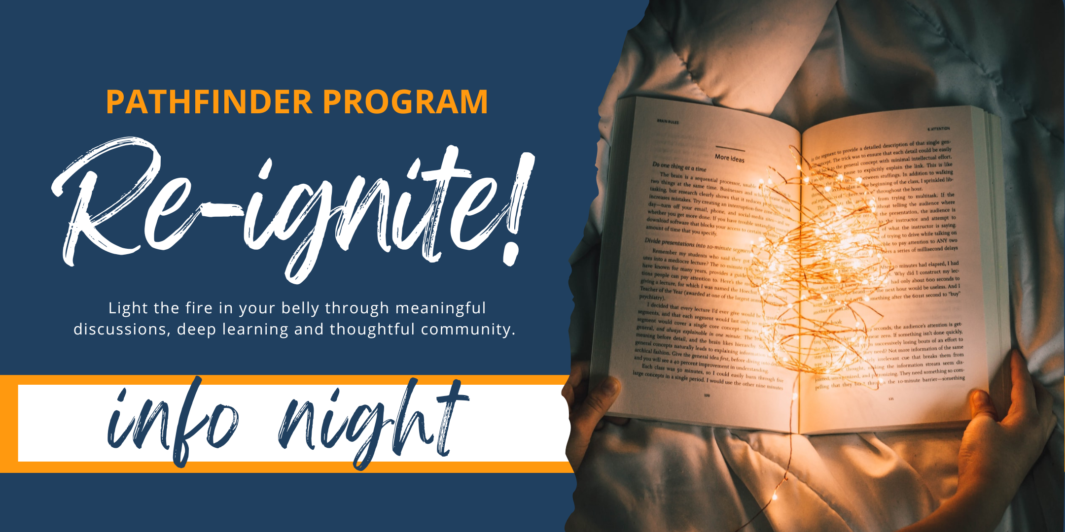 Featured image for “Info Night: Pathfinders Re-ignite!”